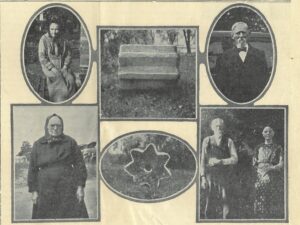 Collection of photos from the Bethel Collegian of Anna Barkman (Wolgemuth) and Andreas Flaming